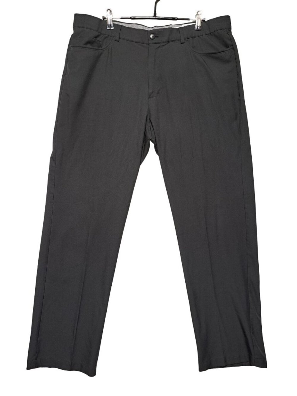 Greg Norman Everbest 38x32 Black Flat Front Stretch Golf Pants